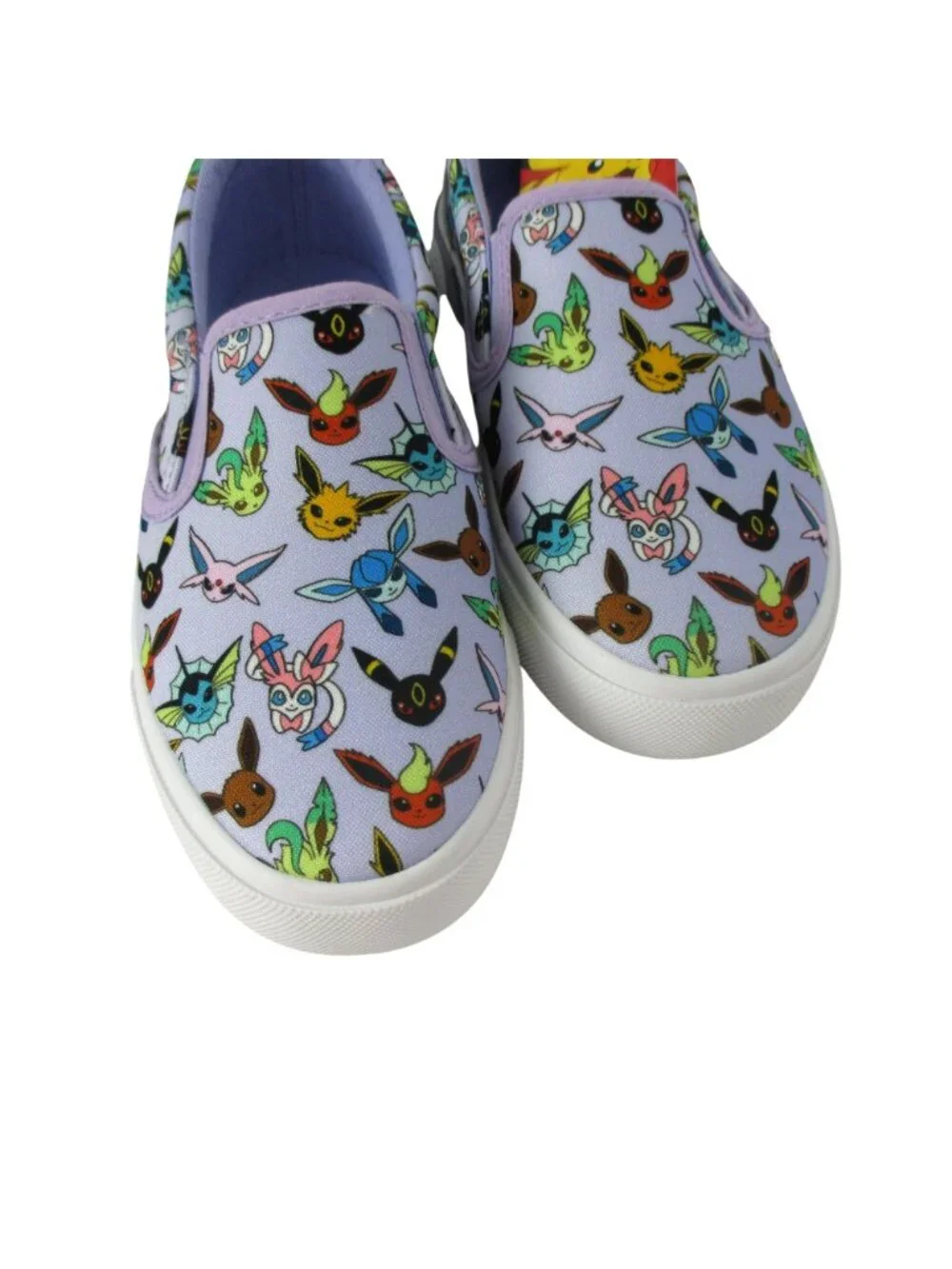 Pokémon Eevee Evolutions Ground Up Shoes Size 4 Slip On Sneakers NWT Multi-Color